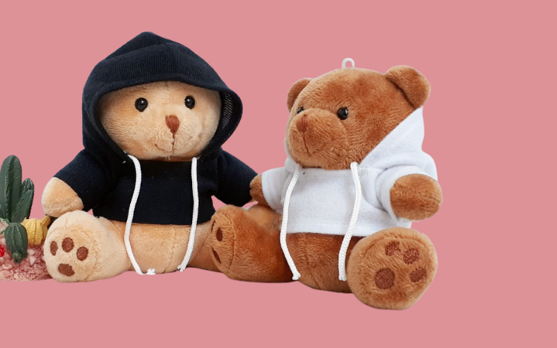 gấu bông áo hoodie