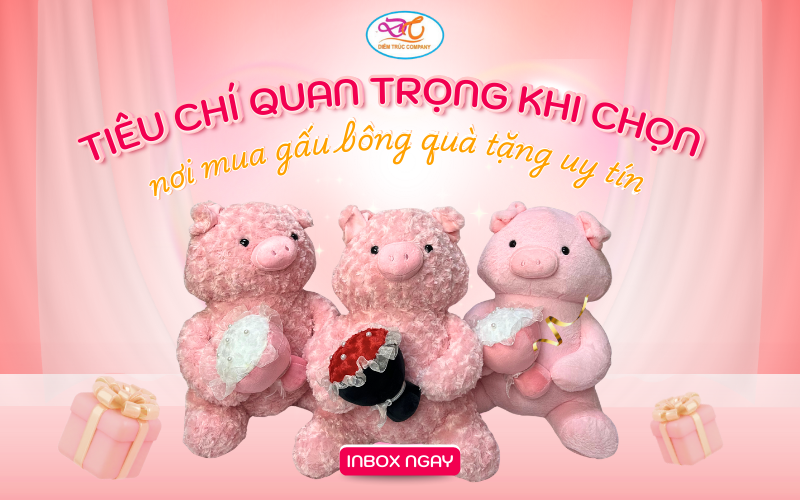 Tiêu chí quan trọng khi chọn gấu bông