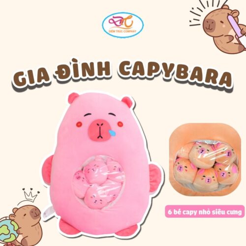 Gia đình capybara